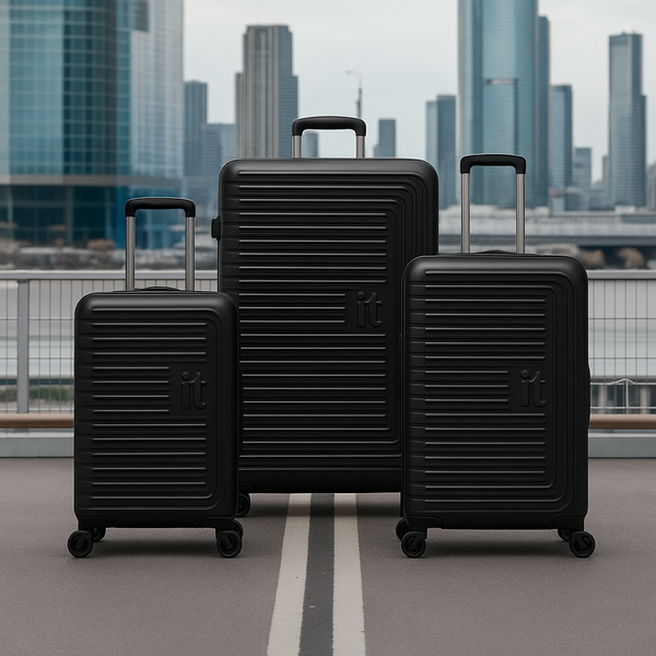 IT Luggage 3-Piece Premium Travel Set – TSA Lock & Double Zipper | 20" 24" 28"