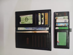 Premium Bifold Leather Wallet – RFID Blocking | Vintage Design with Multi Card Slots(Vairants)
