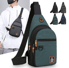 LLSUZY Men Boys Chest Bag Crossbody Bag Waterproof Small Casual Travel Bag for Outdoor Travel Hiking
