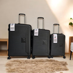 IT Luggage 3-Piece Premium Travel Set – TSA Lock & Double Zipper | 20" 24" 28"