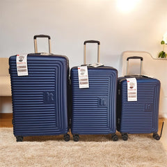 IT Luggage 3-Piece Premium Travel Set – TSA Lock & Double Zipper | 20" 24" 28"